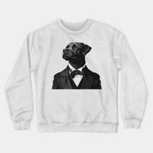 dog gentelman Crewneck Sweatshirt